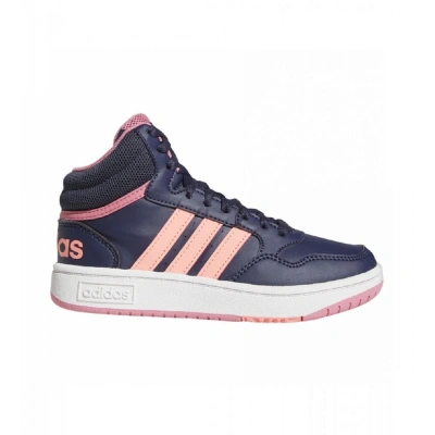 ADIDAS-Hoops Mid 3.0 shadow navy/acid red/rose tone Modrá 32