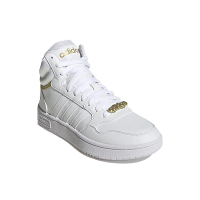 ADIDAS-Hoops 3.0 Mid cloud white/cloud white/gold metallic Bílá 37 1/3