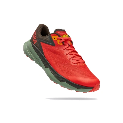 HOKA ONE ONE-Zinal fiesta/black olive Červená 44 2/3