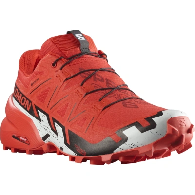 SALOMON-Speedcross 6 GTX fiery red/black/white Červená 44