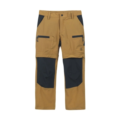 COLOR KIDS-Pants Stretch W. Zip Off-2200-Brown Sugar Hnědá 128