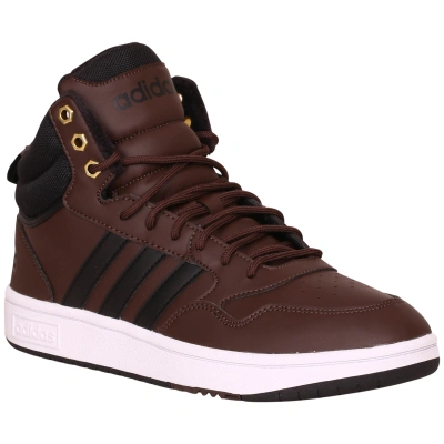 ADIDAS-Hoops 3.0 Mid WTR brown/core black/gold matt Hnědá 45 1/3