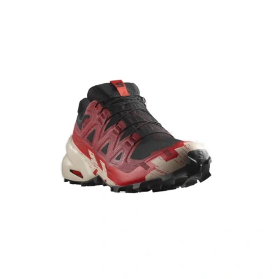 SALOMON-Speedcross 6 GTX black/red dalhia/poppy red Červená 44