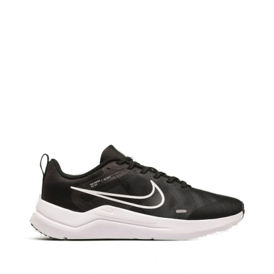 NIKE-Downshifter 12 black/dark smoke grey/pure platinum/white Černá 44