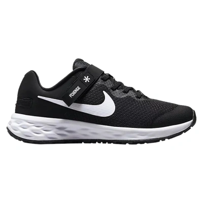 NIKE-Revolution 6 FlyEase Jr black/white/dark smoke grey Černá 38,5