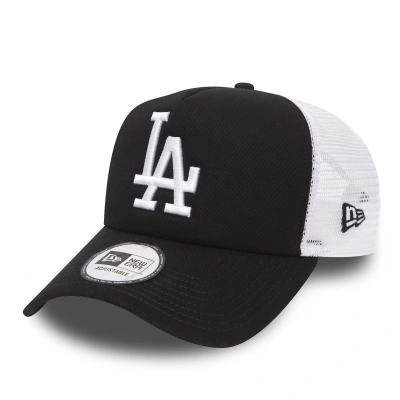 NEW ERA-940 Clean Trucker LA DODGERS BLACK/WHITE NOS barevná 55,8/60,6cm