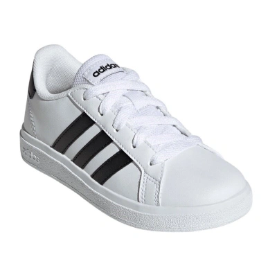 ADIDAS-Grand Court 2.0 K cloud white/core black/core black Bílá 34