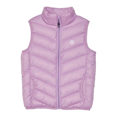 COLOR KIDS-Waistcoat Quilted - Packable, violet tulle Fialová XL