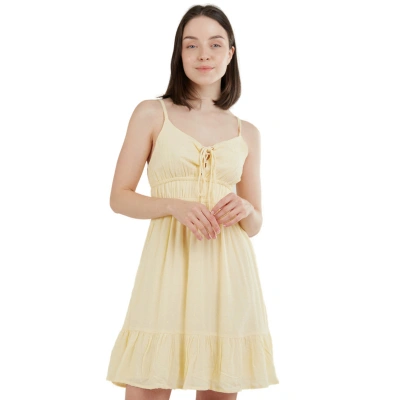 FUNDANGO-Sarah Mono Dress-205-corn Žlutá XL