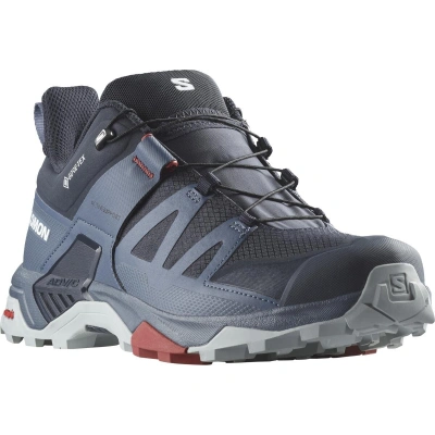 SALOMON-X Ultra 4 GTX carbon/bering sea/pearl blue Šedá 41 1/3