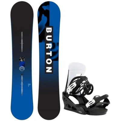 Snowboard set Burton Ripcord Flat Top + Burton Freestyle Re:Flex M Velikost: 154 cm