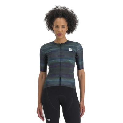 SPORTFUL-Glitch w bomber jersey, multicolor black barevná L